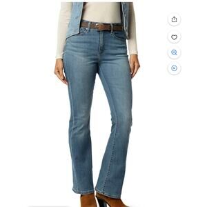 NWT! Levi Strauss Women’s Size 10S/W30/L30 Blue Denim Mid-Rise Bootcut Jean K663